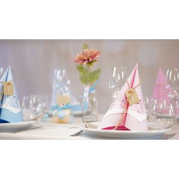 Borddkning Stribede bamser