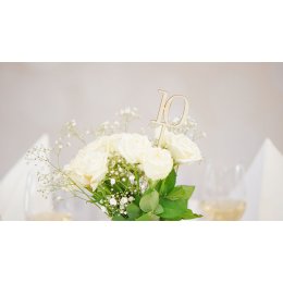 Borddkning Hvidt bryllup