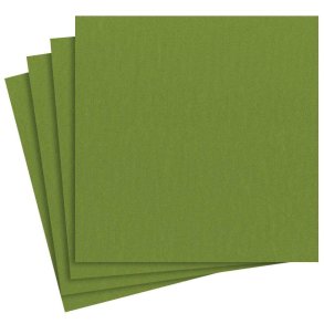 Caspari Servietter, Leaf green, 12 stk 40x40