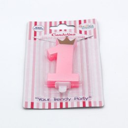 1 rs fdselsdagslys med krone, Lyserd