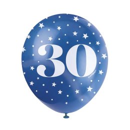 Balloner - 30 rs fdselsdag, 5 stk.