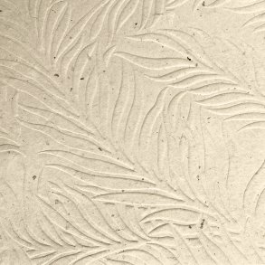 Papir, Beige med blade, 5 stk.