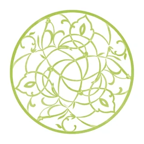 Paptallerkner fra Caspari, Middag rund - Algarve, 8 stk.