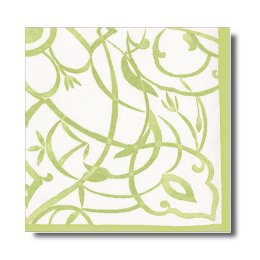 Caspari Servietter, linen/tekstilserviet, Algarve, Middagsstr. 12 stk.