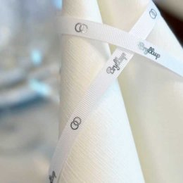 Bryllupsbnd, Hvidt/slv, 20 meter