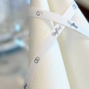 Bryllupsbnd, Hvidt/slv, 20 meter