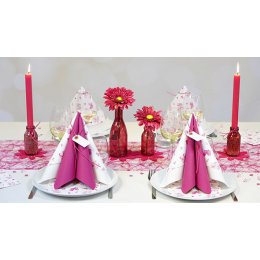 Borddkning Babyfdder pink