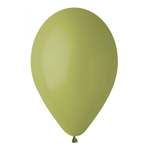 Balloner, Olivengrn, 8 stk.