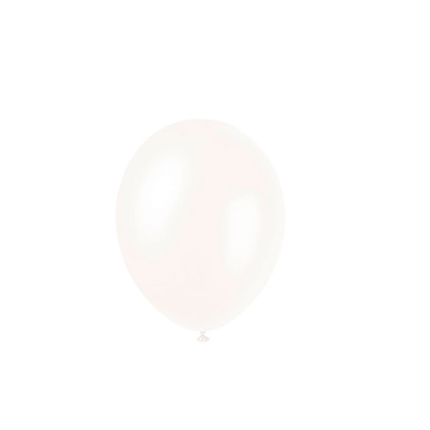 Balloner, lille Hvid, 8 stk.