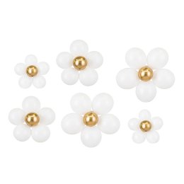 Balloner - Blomster, 6 stk. 