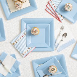 Caspari Servietter, Bebe blue, kaffestr. 20 stk.