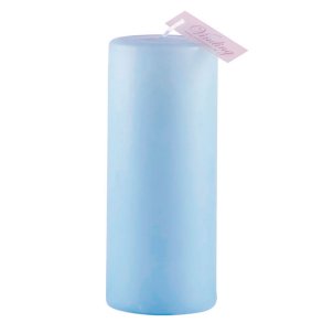 Lyseblt bloklys, 6x15 cm., 54 timer, 1 stk. (det hje)