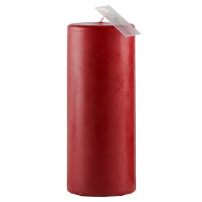 Bordeaux bloklys, 6x15 cm, 54 timer, 1 stk. (det hje)