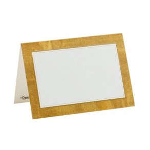 Bordkort fra Caspari, Bladguld, 10 stk.