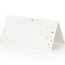 Bordkort, Guldstjerner, 10 stk.