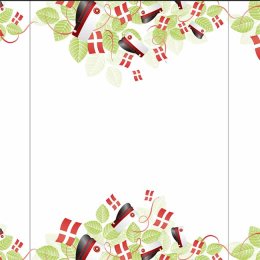 Bordlber, Rd konfetti, 0,4 x 4,8 meter