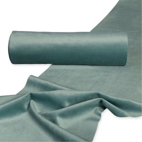 Bordlber velvet, stvgrn 0,28 mtr x 2,5 mtr.