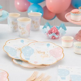 Paptallerken, "Boy or Girl?" 8 stk.