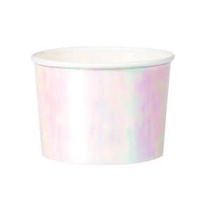 Isbgre/slikskl, perlemor/iridescent, 6 stk.