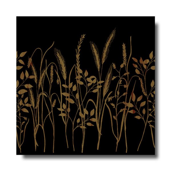 Sort "David" linclass middagsserviet, tekstil/stofagtig materiale. 50 stk.