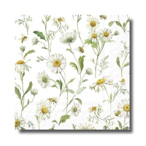 Ihr servietter, Daisies, frokoststr. 20 stk.