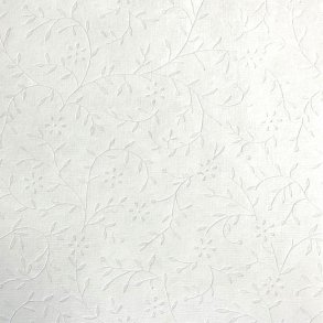 Papir, hvidt, prget med blade, A4, 5 stk.