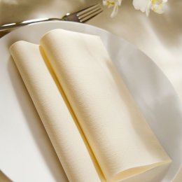 Duni Dunisoft Servietter, Creme, 60 stk. 40x40