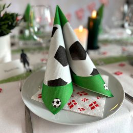 Borddkning Fodbold og flag