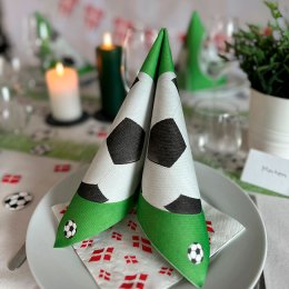 Borddkning Fodbold og flag