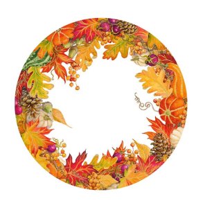 Paptallerkner fra Caspari, Efterrsranke, Forret/dessert 8 stk.