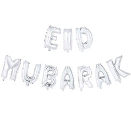 Eid ballonguirlande, slvfolie