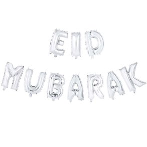 Eid ballonguirlande, slvfolie