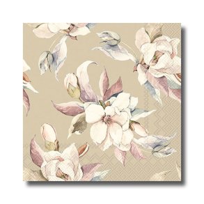 Ihr servietter, Eloise, Sand, kaffestr. 20 stk.