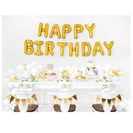 Bogstavballon af guldfolie, Bogstav B, 41 cm.