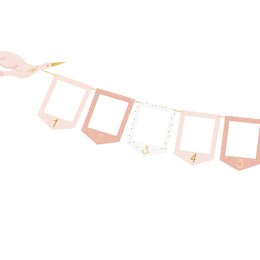 Banner med Fotoramme, Lyserd, 2,5 meter