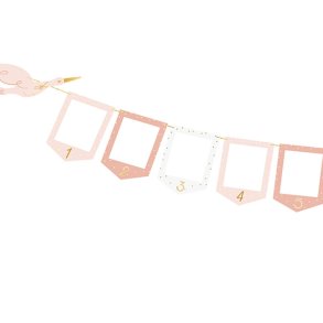 Banner med Fotoramme, Lyserd, 2,5 meter