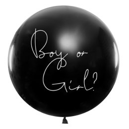 Giga ballon 1 meter, Gender Reveal, Lysebl.