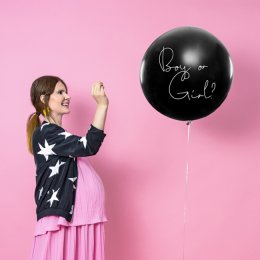 Giga ballon 1 meter, Gender Reveal, Lysebl.