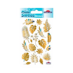 Stickers, Guldblade, 19 stk.