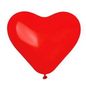 Ballon, Rdt hjerte, 1 stk.