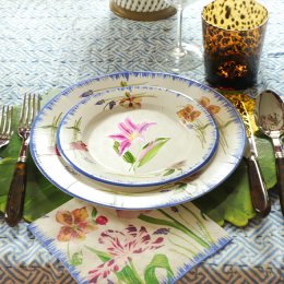 Caspari Paptallerkner, Isabelles garden, Middag 8 stk.