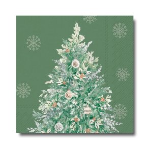 Ihr servietter, Juletr i grnt, frokoststr. 20 stk.