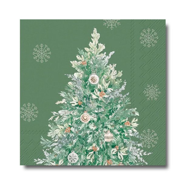 Ihr servietter, Juletr i grnt, frokoststr. 20 stk.