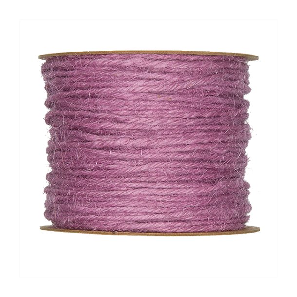 Naturhamp/jutebnd, lyslilla, 50 meter