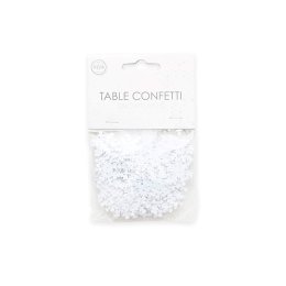 Konfetti, Snowflakes, hvid, 14 gr.