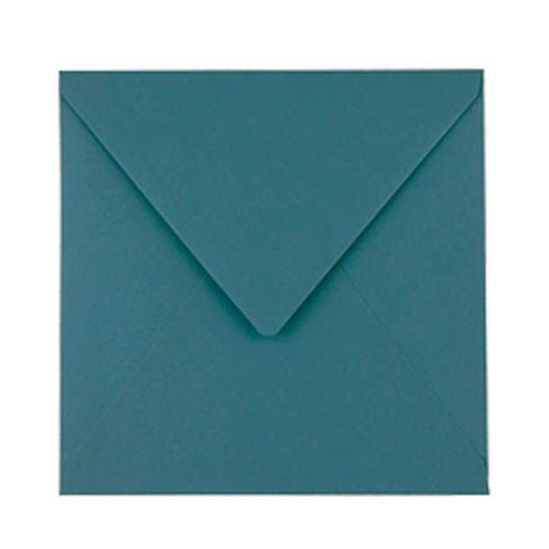 Kuvert, Petroleum/ocean 16,5 x 16,5 cm