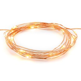 LED lyskde, kobber, 1,90 cm