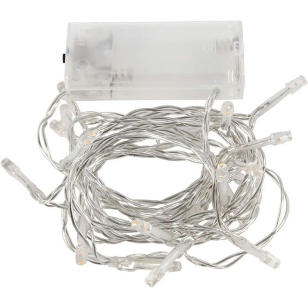 LED lyskde, Transparent, 3,15 meter (trd betrukket med plastik)