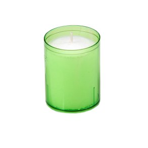 Lys i cup, lime, 24 timer brndetid, 1 stk.