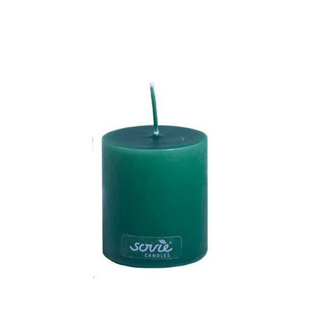 Mrkegrnt mini-bloklys, 5x6 cm., 16 timer, 1 stk. 